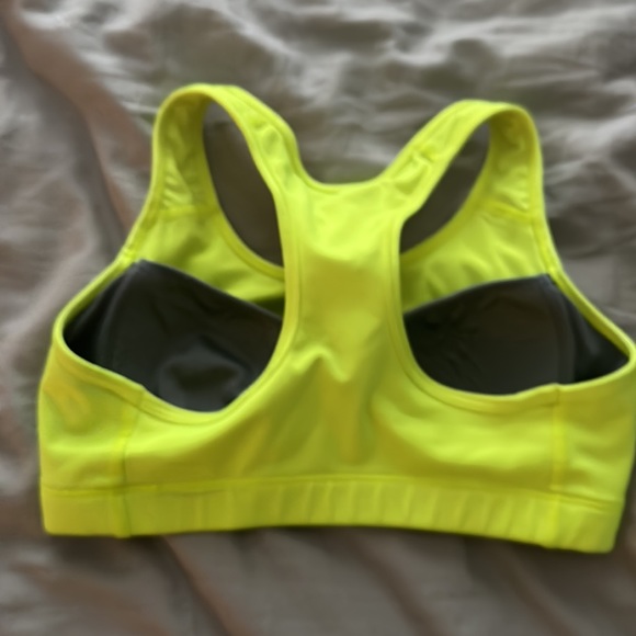 Neon Yellow Nike Sports Bra - Picture 2 of 2